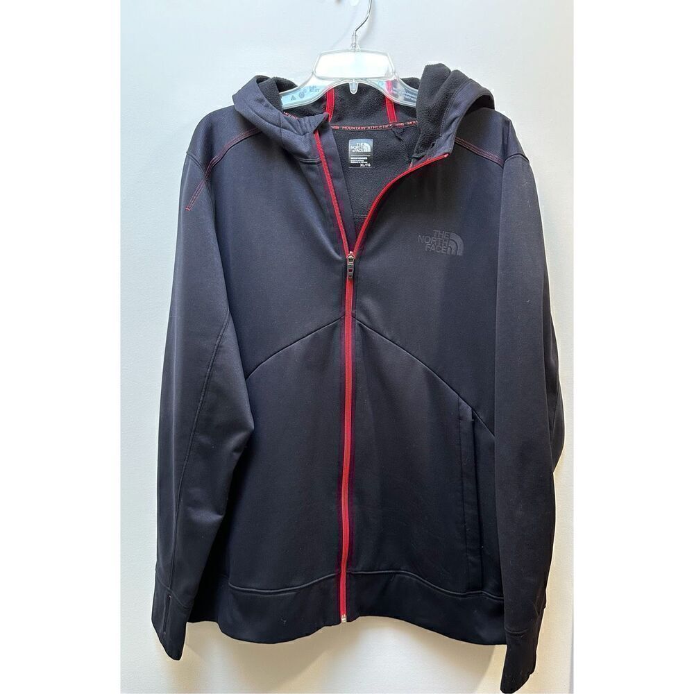 The North Face Mountain Athletics full zip blue hooded jacket size XL #6-1519